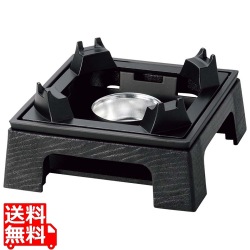 樹脂製民芸風こんろ M11-723 黒 A-2 写真1