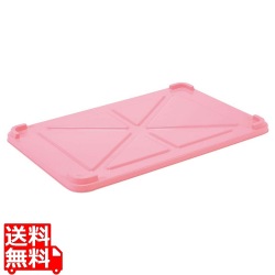 EBM PPカラー番重 蓋 特大 ピンク(サンコー製) 写真1