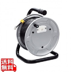 LD-GPAD/BK30 LANケーブル/Cat6A準拠/ドラム巻き取り式/30m 写真1