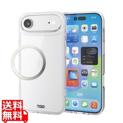 ハイブリッドケース D3O オールクリア メタルステッカー付 写真1