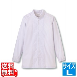 男女兼用長袖コート FA-300(ホワイト)L 写真1