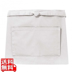 前掛け(短)KE0010-2 灰色 フリー 写真1