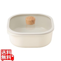 イワタニ カセットコンロ用スクエアポット CB-A-SP20 ホワイト 写真1