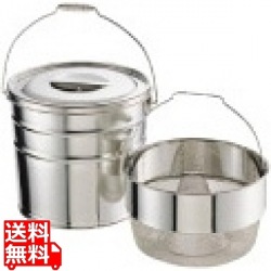 18-8バケット II 水切りタイプ 15L 荒目 写真1