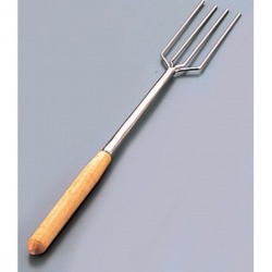 (T)木柄チョコレートフォーク 4本先 写真1