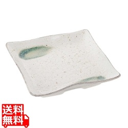 和食器コレクション 筆織部 正角和皿 24cm 写真1