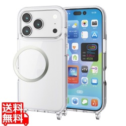 ハイブリッドケース ストラップホール付き メタルステッカー付 写真1