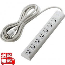 RoHS対応抜け止め7個口タップ 写真1