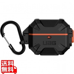UAG社製 AirPods(第3世代)用 耐衝撃ケース PATHFINDER (ブラック/オレンジ) 写真1