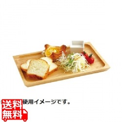 木製カフェトレイ ノーマルナチュラル 写真1