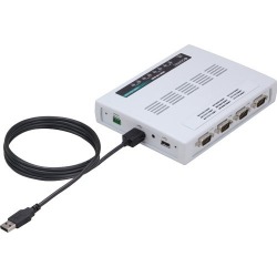 USB対応 RS-232C 4ポート シリアル通信ユニット COM-4CX-USB 写真1