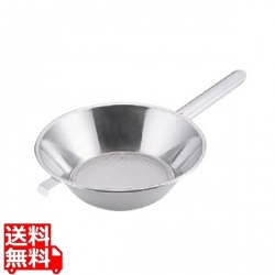 UK18-8片手ハンドルパンチング油こし 21.5cm 業務用 写真1