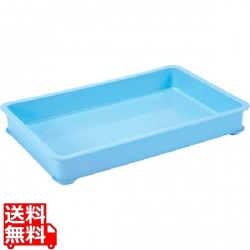 EBM PPカラー番重 A型 特大 ブルー(サンコー製) 写真1