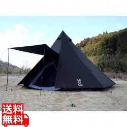DOD テント ワンポール ビッグワンポールテント T8-200-BK ブラック | 8人用 キャンプ アウトドア おすすめ ファミリー 大型 簡単 写真1