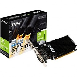 NVIDIA GeForce GT 710搭載グラフィックボード ロープロファイル対応 ファンレス・メモリ2GBモデル 写真1