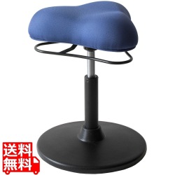 プロポーションスツール 昇降 回転座面 CH-800L  ブルー 宮武製作所 | 背筋 猫背 姿勢 矯正 写真1