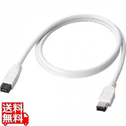 FireWireケーブル(9ピン-6ピン) 写真1