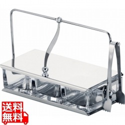 ガラス薬味入れ No.553(3ヶ仕切) 写真1