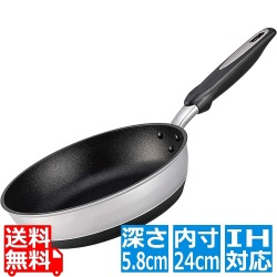 IHハイキャスト プレミアム フライパン 24cm 写真1
