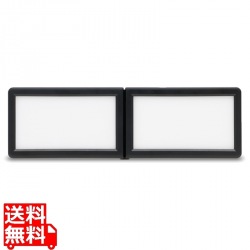 UniSerB USB給電型 動画配信用LEDライト 照度最大1580lx ( 3色モード / 11段階調光 / 折りたたみ式 / マウントキット3種付属 ) 写真1