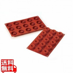 シリコマート シリコンフレックス ミニドーナツ(15ヶ取)SF171 写真1