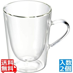 ダブルウォールドリンクデザイン(2ヶ入)コーヒー/Tマグ8880/05 写真1
