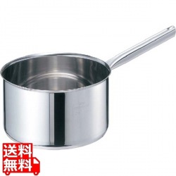 EBM モリブデンジ II 深型片手鍋 18cm 蓋無 ※IH対応(100V/200V) 写真1