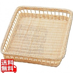 安心コート 籐製 パンカゴ Y-3-N 300×400×70 写真1