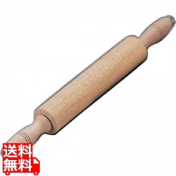 木製ローラー式めん棒 太型(ミズメ材) 直径60×300mm 業務用 写真1