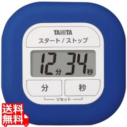 タニタ くるっとシリコンタイマー TD-420BL ブルー 写真1