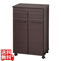 スライド棚付きダストボックス2D(ブラウン) 写真1