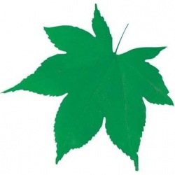 型抜きクリアシート(200枚入)65783 ミニ・青もみじ 写真1