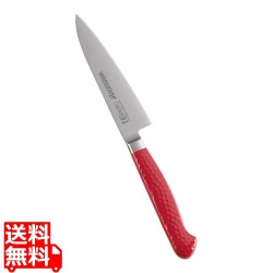 抗菌カラー庖丁 ペティーナイフ 12cm MPK-120 レッド 写真1