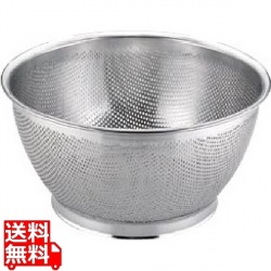 18-8 パンチング深型ざる 37.5cm 業務用 写真1