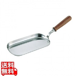 18-8 木柄ダストパン 〈右きき用〉 業務用 写真1