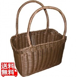 ザリーン社 PP製 ショッピングバスケット ブラウン 写真1