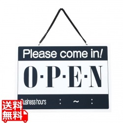 オープン・クローズプレート OC-2 ホワイト 写真1