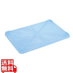 EBM PP半透明カラー番重 蓋 小 ブルー(サンコー製) 写真1