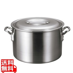 アルミ バリックス 半寸胴鍋(磨き仕上げ)24cm 写真1