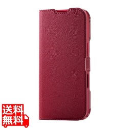 iPhone 16 Pro ソフトレザーケース 薄型 磁石付 フラワーズ 写真1