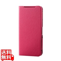 AQUOS sense9 ソフトレザーケース 薄型 磁石付 フラワーズ 写真1