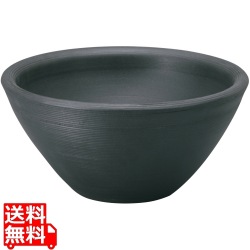 陶芸ポット デミ スチールブラック 写真1