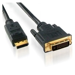 2m DisplayPort→DVI変換ケーブル オス・オス 写真1