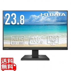 ワイド液晶ディスプレイ 23.8型/1920×1080/HDMI、DisplayPort、USB Type-C/ブラック/スピーカー：あり/100Hz対応で視認性アップ！/「5年保証」 写真1
