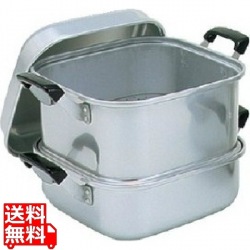 アルマイト角型蒸器 33cm 一重 写真1