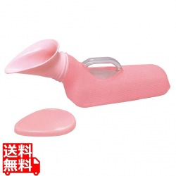 安寿 尿器(透明)カバー付 女性用 写真1