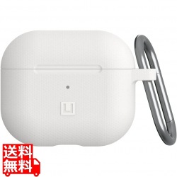 UAG社製/U by UAG Apple AirPods 第3世代用 シリコンケース (耐衝撃/カラビナ付属/ワイヤレス給電) DOT マシュマロ UAG-UAP3D-MM 写真1