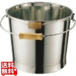 18-8プレスバケツ (目盛付) 20l 写真1