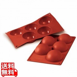 シリコマート シリコンフレックス 半球80(5ヶ取)SF001 写真1