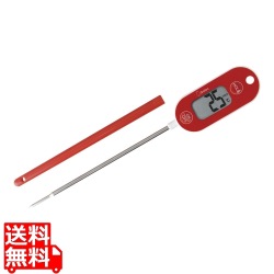 防水中心温度計 O-280 レッド 写真1
